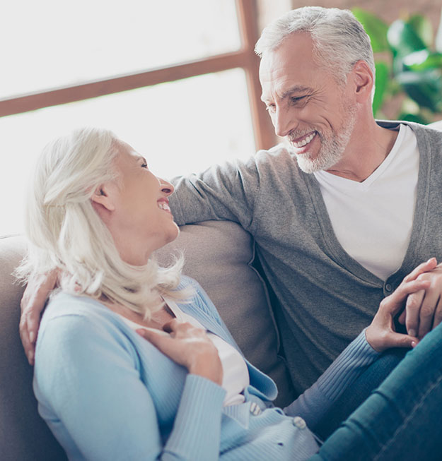 Senior Couple Laughing
